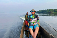 Goliath tiger fishing Congo
