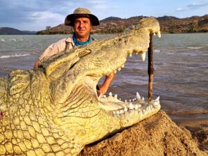 Crocodile hunting in Mozambique