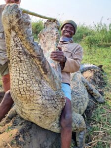 Crocodile hunting in Mozambique