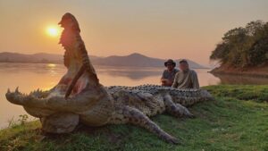 Crocodile hunting in Mozambique